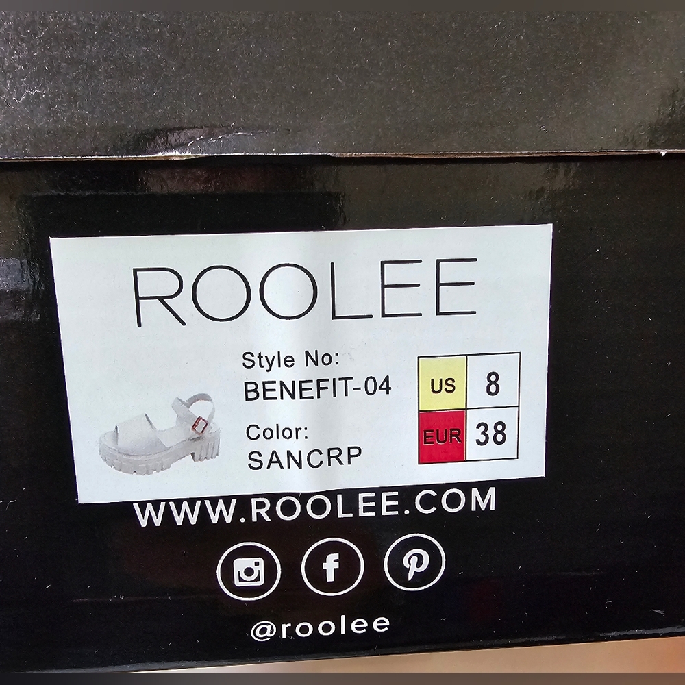 Platform Sandals ROOLEE Size 8 - Picture 4 of 6